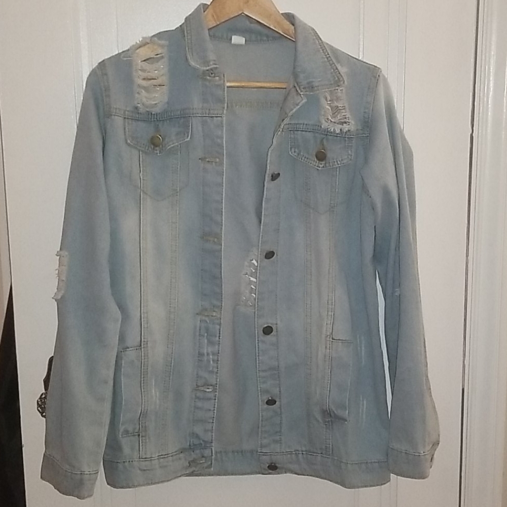 Frayed Denim Jacket